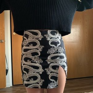 Motel Rocks Dragon skirt